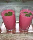 Beetroot Buttermilk With Tempering