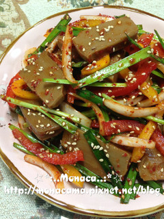 韓式涼拌橡實凍도토리묵무침［二］ 的食譜成品照片