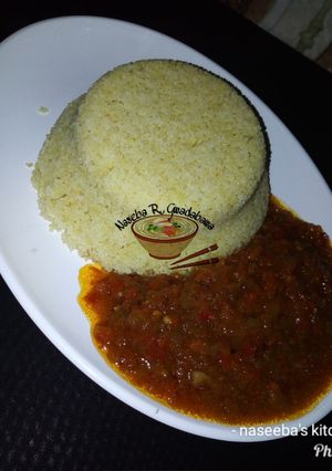 A picture of Da wuwar couscous wara wara.