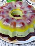 Puding Kental Manis Matcha