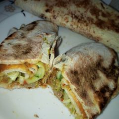 A picture of Beef shawarma.