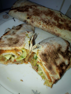 A picture of Beef shawarma.