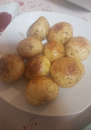صورة لوصفة بطاطا مشويه