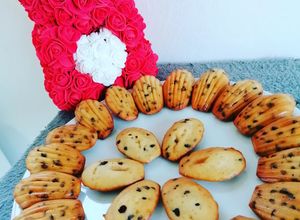 Une photo de 🌺Madeleines healthy aux pépites de chocolat🌺