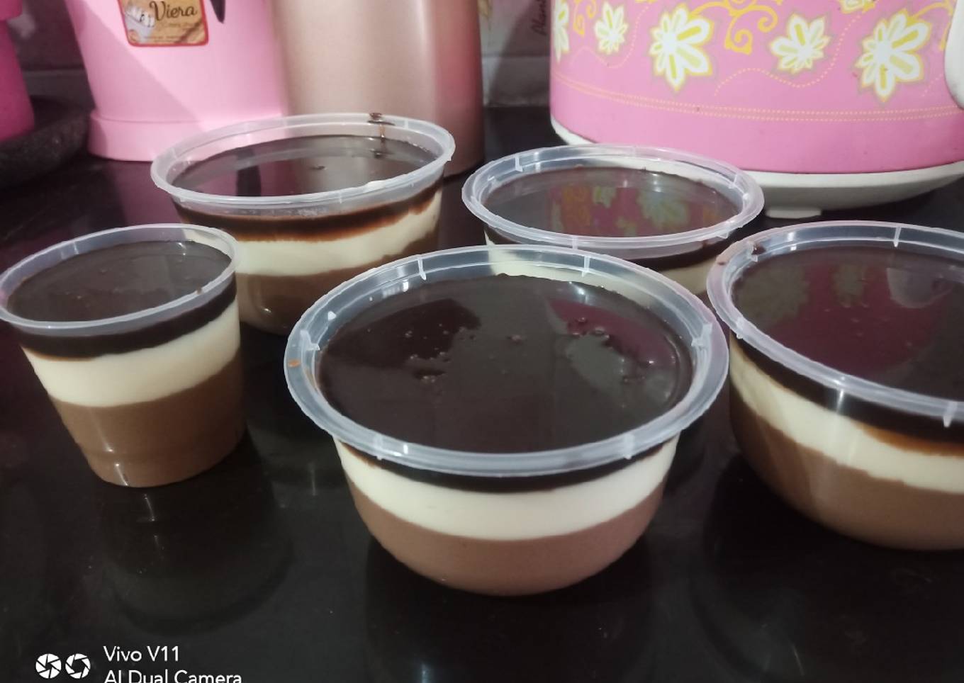 Puding Milo Keju