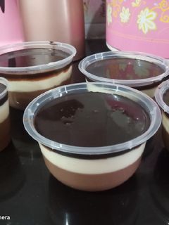 Foto resep Puding Milo Keju