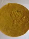 Crema de calabaza con collejas y jengibre