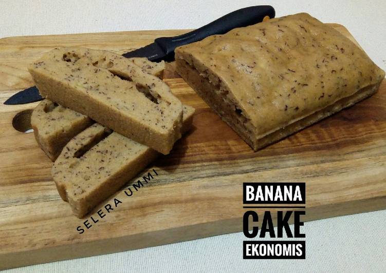 Banana Cake Ekonomis (No Mixer & Oven)