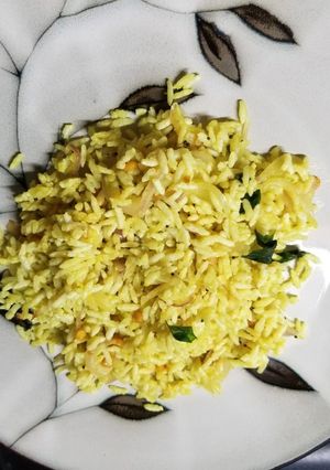 A picture of Andhra Uggani/puffed rice upma.
