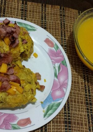 Una foto de Mofongo de Salami
