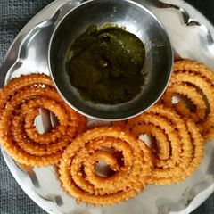 A picture of Chakli.