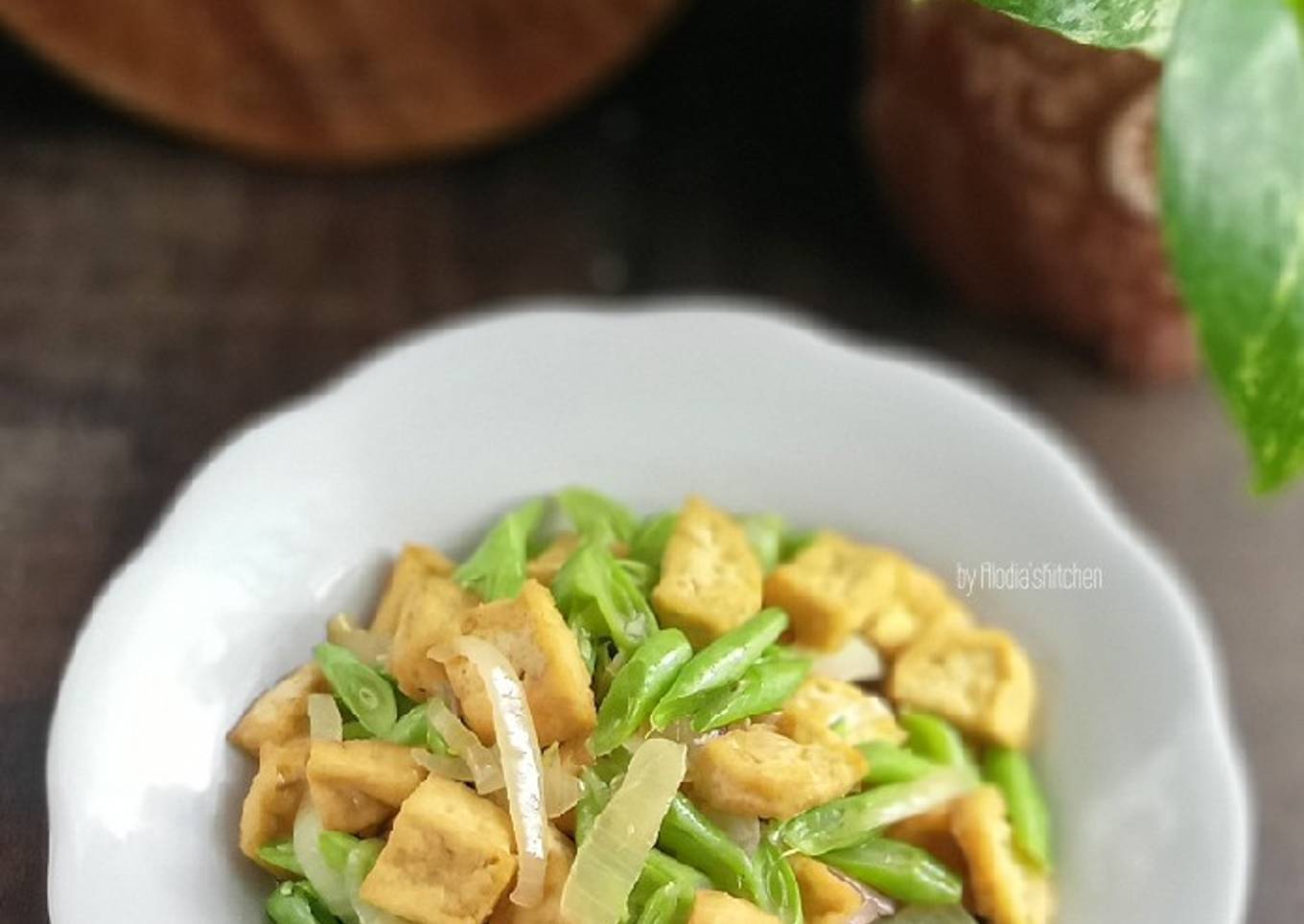 Tumis Buncis Tahu