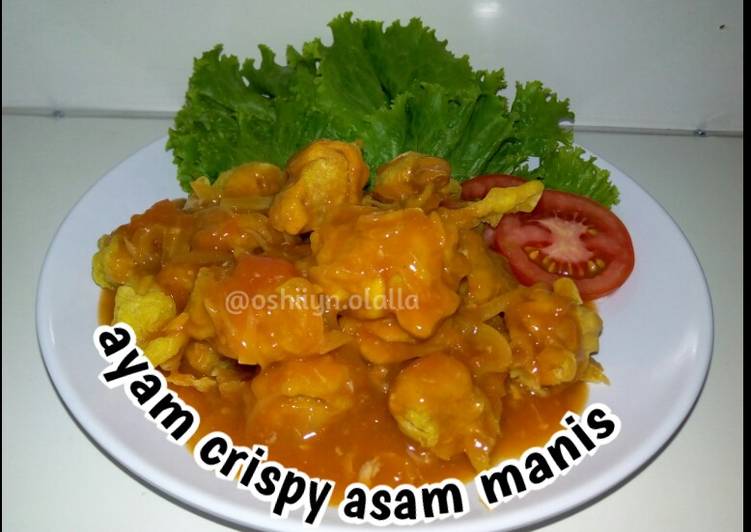 Resep Ayam crispy asam manis, Lezat Sekali