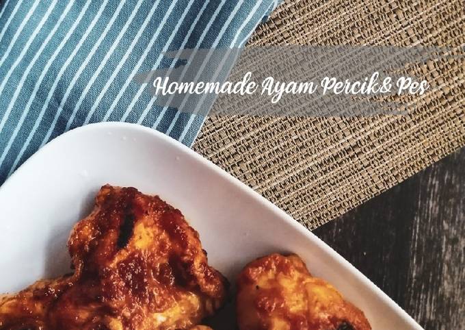 Recipe: Perfect Ayam Percik dan Pes stail Utara (homemade)