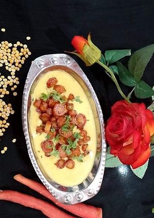 गाजर की कढ़ी (gajar ki kadhi recipe in Hindi) रेसिपी मुख्य फोटो