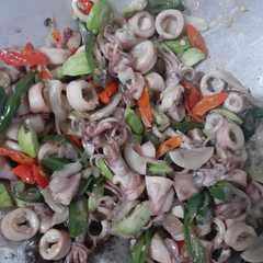 รูปของ Oseng cumi pete cabe Ijo (oscupejo)