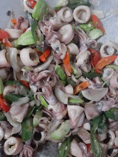 Foto resep Oseng cumi pete cabe Ijo (oscupejo)