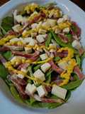 Ensalada de Rúcula, Jamón Crudo y Queso