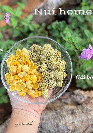 Hình của món Nui homemade.