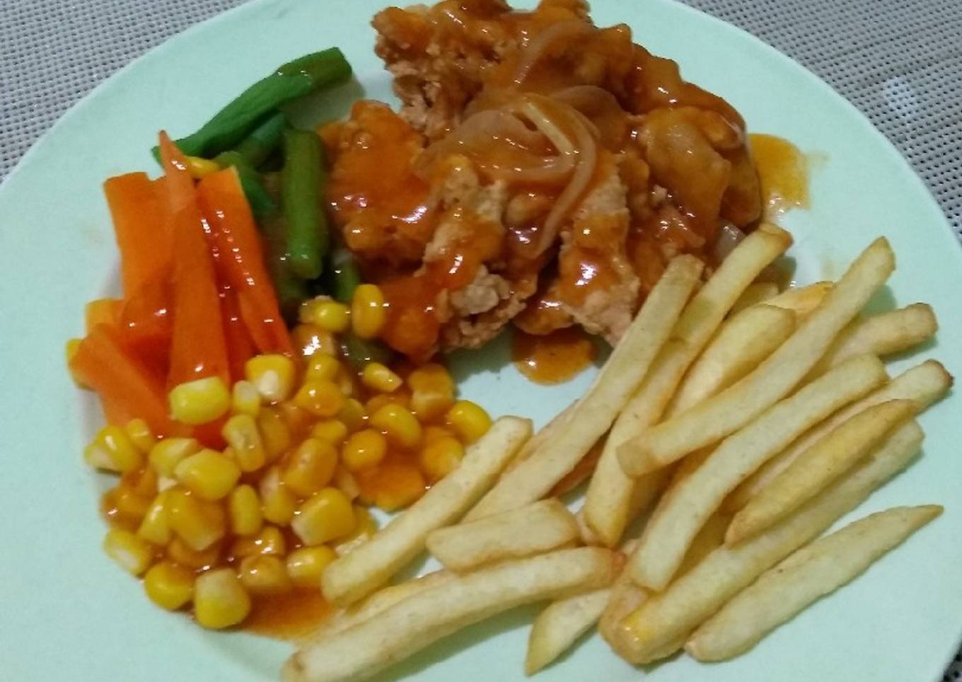 Chicken steak ala²