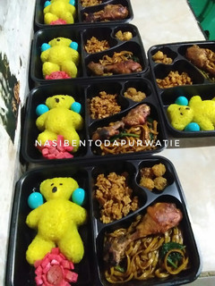 Foto resep Nasi bento/tumpeng