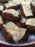 Mini hamburguesas con queso