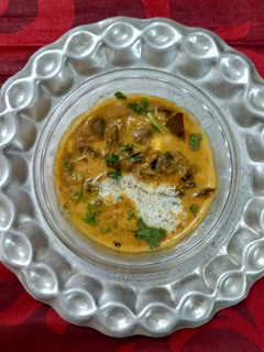 மஷ்ரூம் குர்மா (Mushroom Korma recipe in Tamil) செய்முறை முக்கிய புகைப்படம்