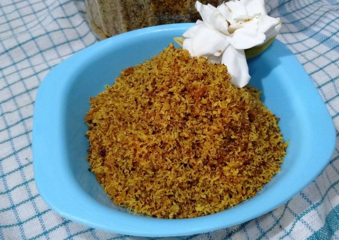 Resep: Serundeng kelapa udang rebon Enak Dan Mudah