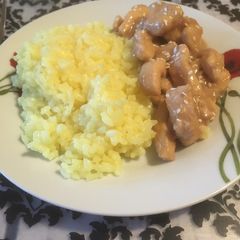 A picture of Teriyaki chicken.