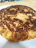 Tortilla de croissants rellena de Havarti y pavo