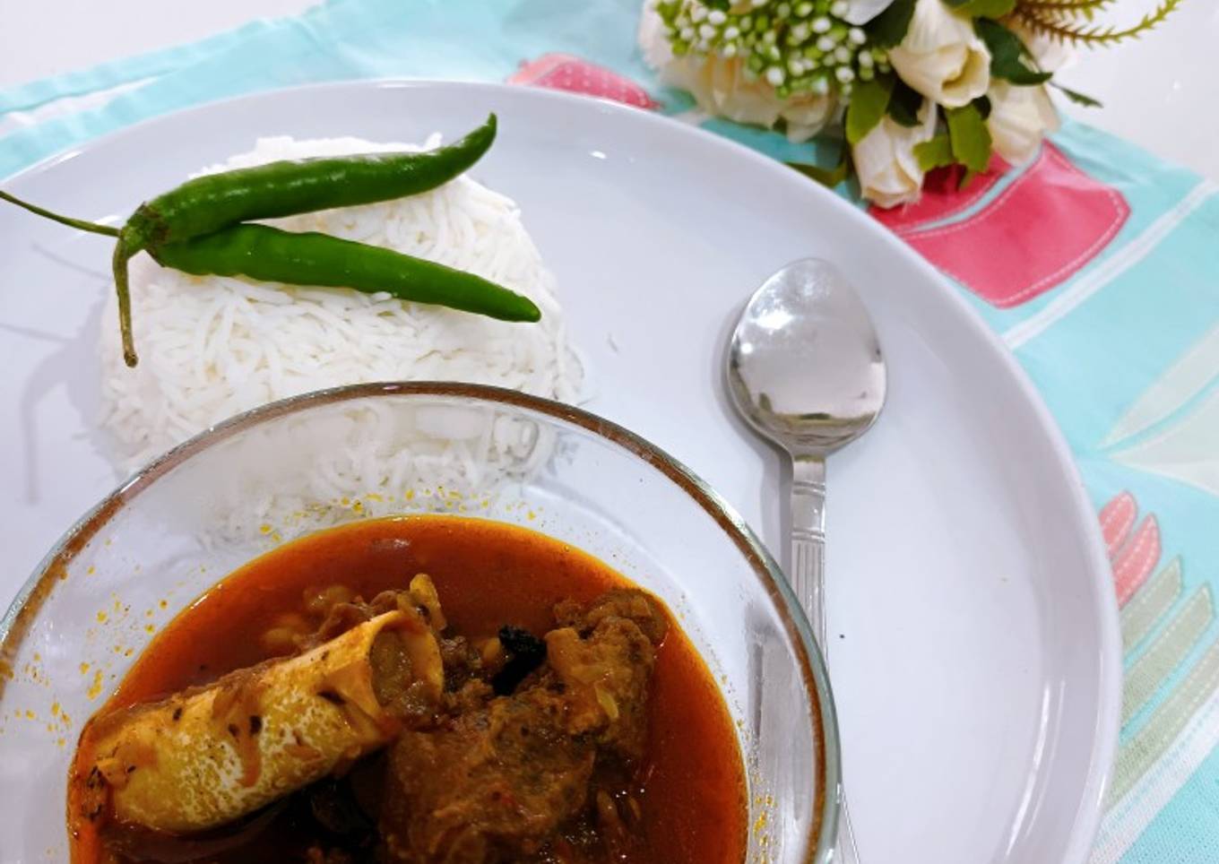 Lahori Mutton korma curry