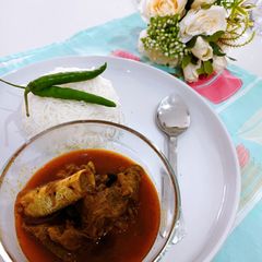 A picture of Lahori Mutton korma curry.