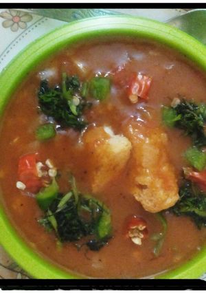 A picture of Tomato soup.