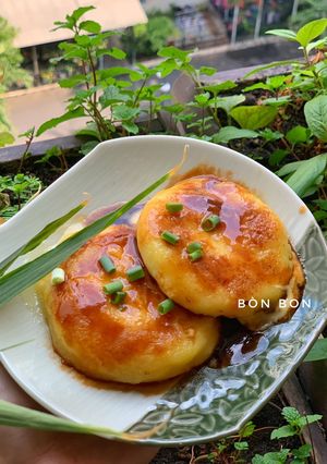 Hình của món Bánh Mochi Khoai Tây Nhân Phô Mai.