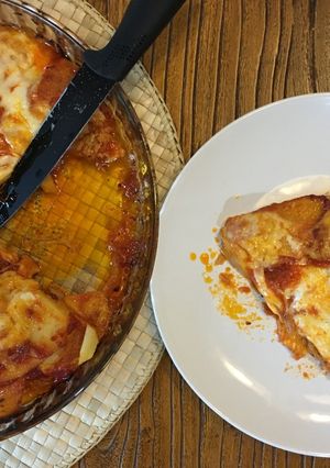 Una foto de Papa pizza doble de atún