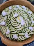 Tian de Courgettes ricotta/menthe/parmesan