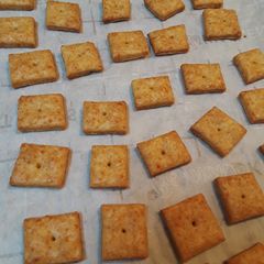 Homemade Cheese Crackers A picture of Homemade Cheese Crackers.