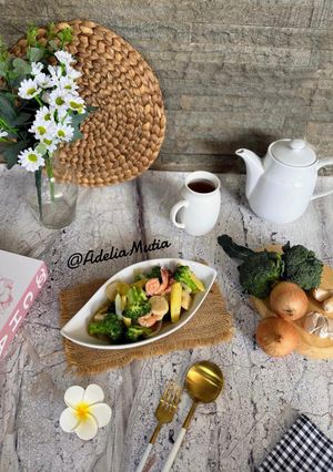 Foto resep Cah Brokoli Baby Corn