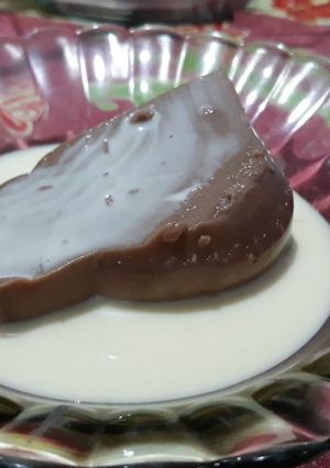 Foto resep Puding Coklat Vla Vanilla (Puding KFC)
