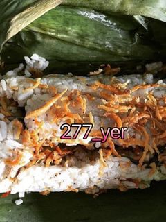 Foto resep Nasi bakar ikan teri