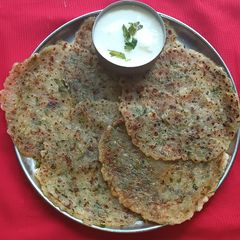 A picture of Sabudana Potato Paratha.