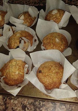 Una foto de Muffins de avena y azahar