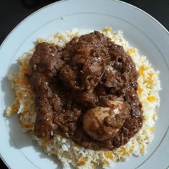 A picture of Chicken Biriyani.