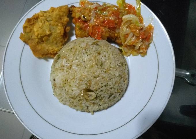 Resep Telur geprek crispy sambal kol goreng Anti Gagal