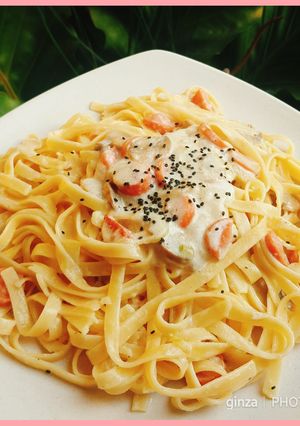 Foto resep Fettucine Saus Jamur
