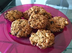 Una foto de Galletas de avena con frutos secos