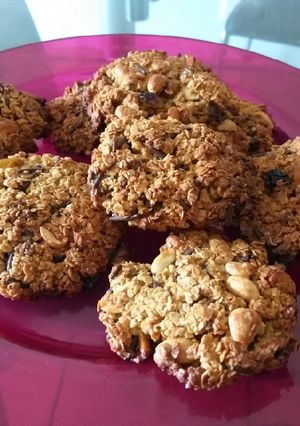 Una foto de Galletas de avena con frutos secos