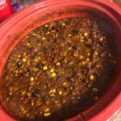A picture of Mullins Crockpot Chili.