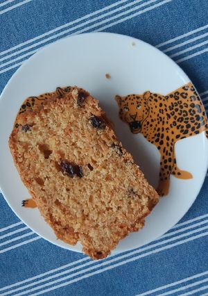 Φωτογραφία της συνταγής Vegan κέικ καρότου με σταφίδες
