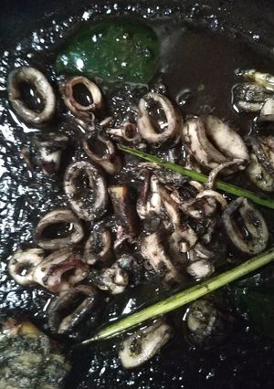Foto resep Cumi masak hitam buat anak2